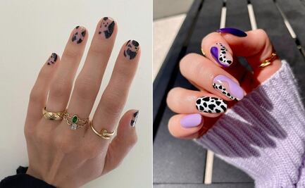 Cow nails: Ideas para llevar animal print de vaca en tu manicura