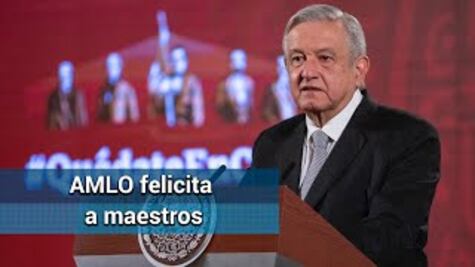 Al felicitar a los maestros, AMLO destaca relación de respeto y sin conflictos
