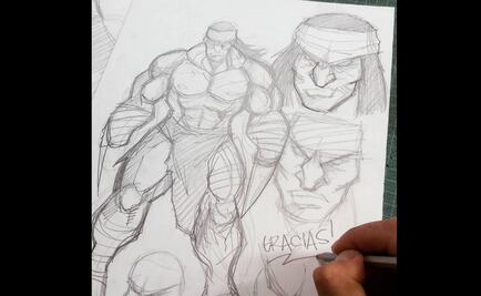 Dan vida al héroe "Galvarino", el Wolverine sudamericano