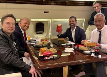 Donald Trump Jr. promete hacer saludable a EU otra vez... con hamburguesas McDonald’s; desata controversia en redes
