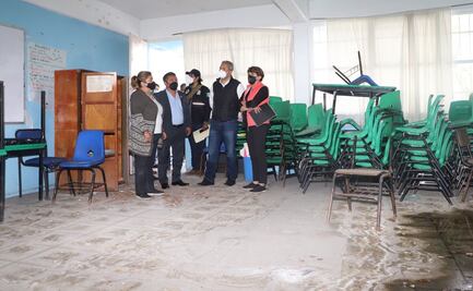 Anuncian rehabilitación de 4 escuelas afectadas por inundaciones en Ecatepec 