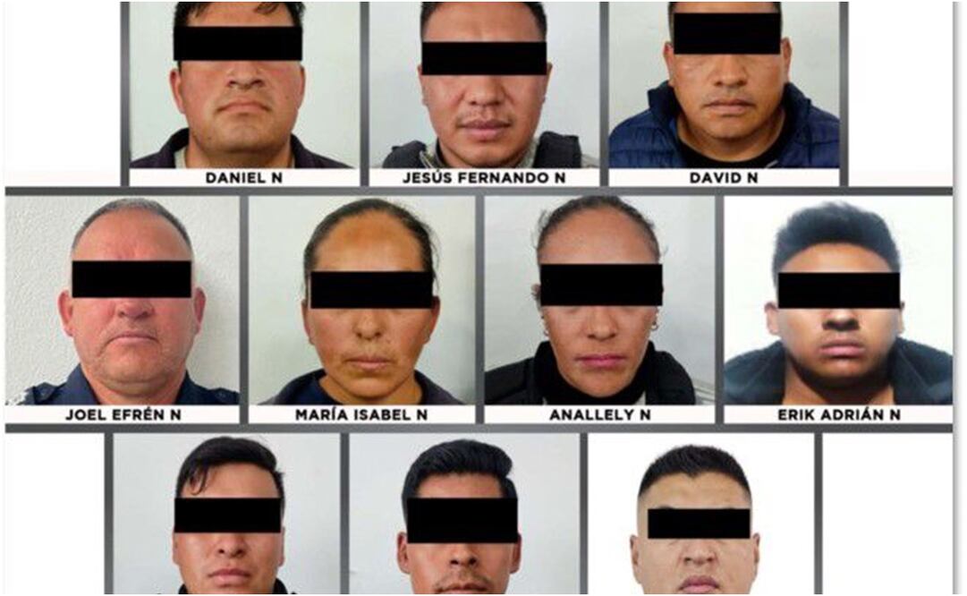 Detenidos en el Edomex. Foto: Especial