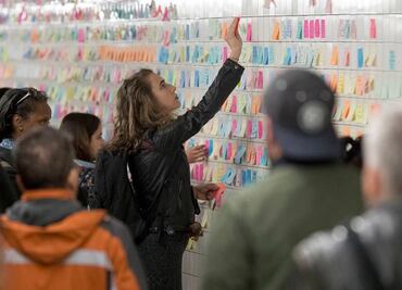 Enviarán a museo mensajes dejados en el metro de NY