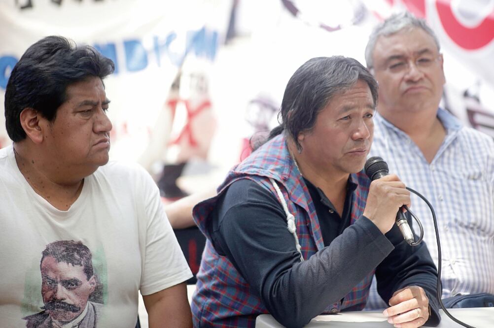 Los miembros de la CNTE planean acudir al Senado de la República y a distintas dependencias federales, a fin de ampliar su protesta y exigir que se establezca una mesa de diálogo (ALEJANDRA LEYVA. EL UNIVERSAL)