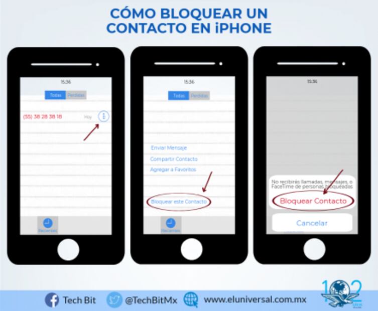 Cómo bloquear un contacto en iPhone y Android 