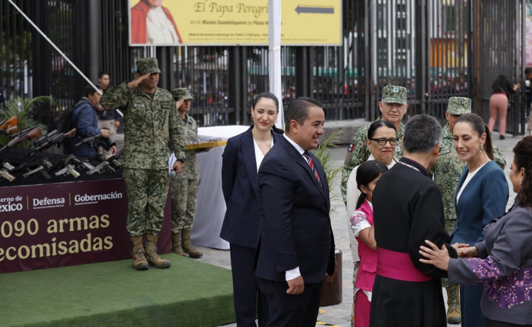 Claudia Curiel de Icaza, secretaria de Cultura, anunció que se lanzará una convocatoria artística para las armas del programa "Sí al Desarme, sí a la Paz". Foto: Diego Israel/El Universal.