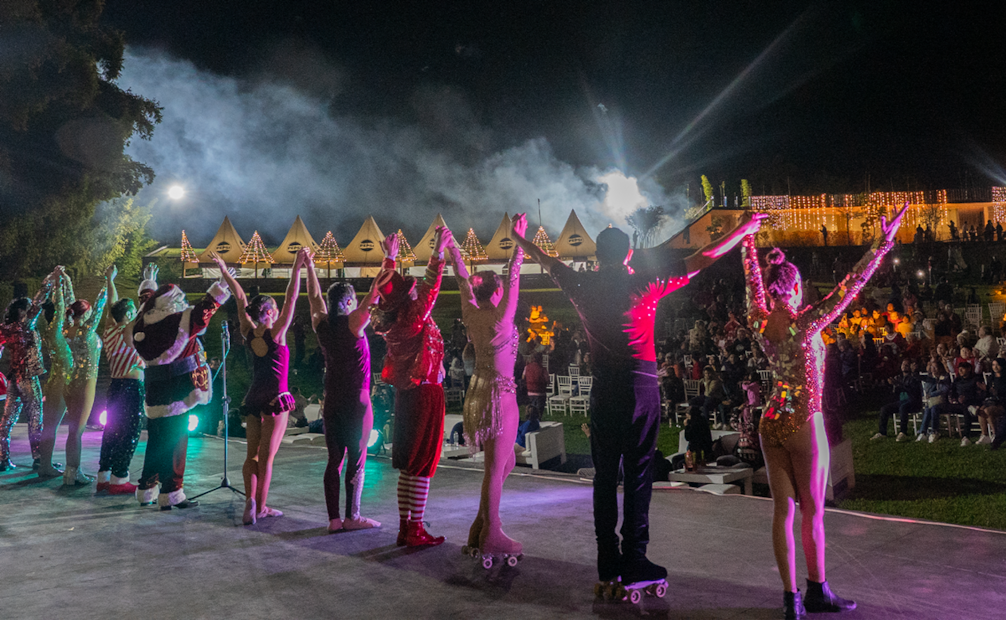 Los recorridos navideños de Jardines de México integran talleres para niños. Foto: Cortesía