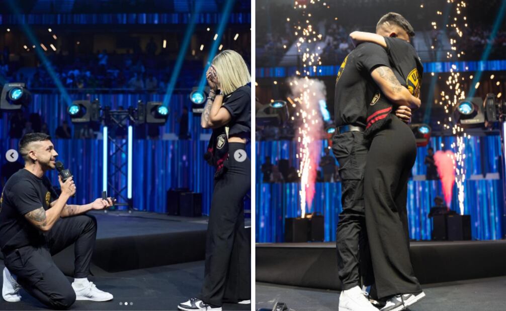 Fotos del compromiso de DjMariio. Foto: Instagram