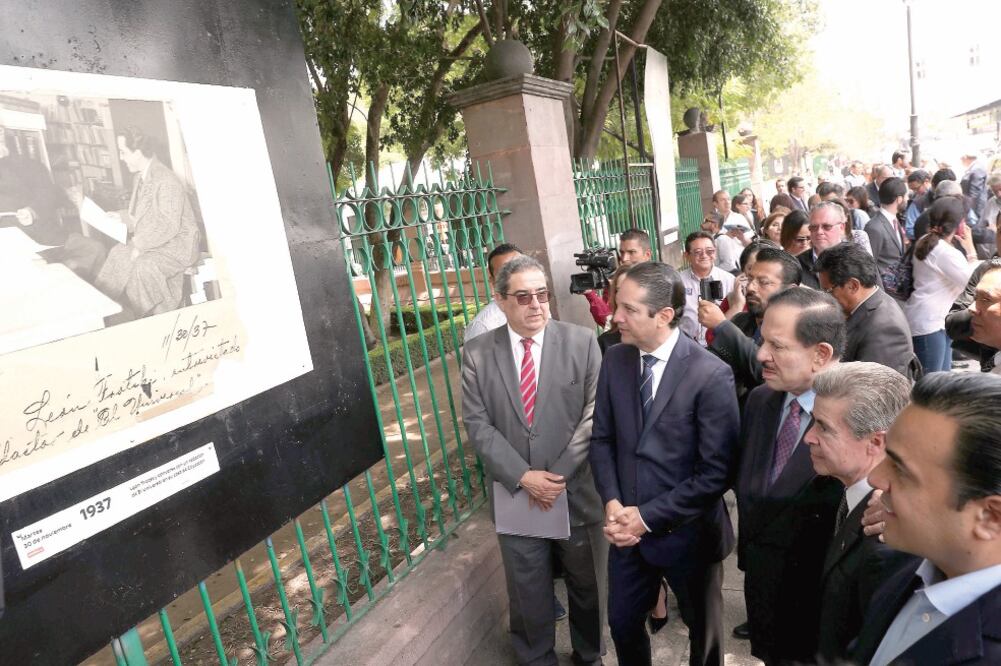 La muestra incluye entrevistas con Trotsky y Siqueiros. Además, se exhibe la llegada del hombre a la Luna, entre otros sucesos (FOTOS: ARIEL OJEDA. EL UNIVERSAL)