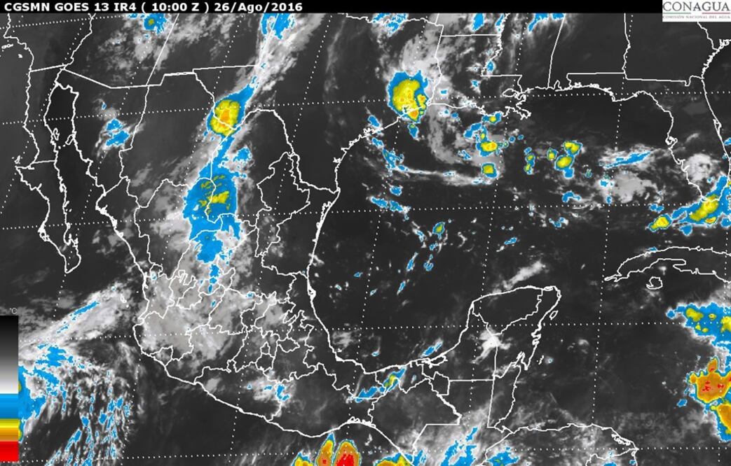 En la foto: Imagen satelital del SMN