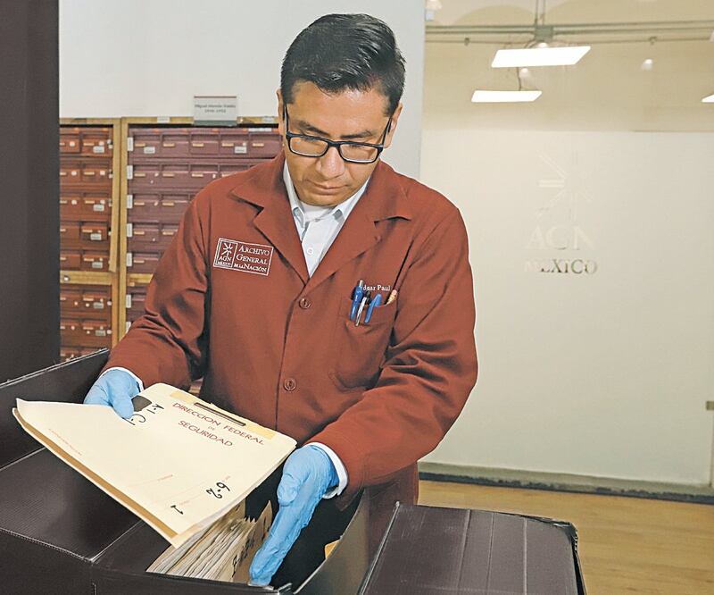 En los acervos de la DFS hay documentos relacionados con movimientos como el del 68. ARCHIVO EL UNIVERSAL