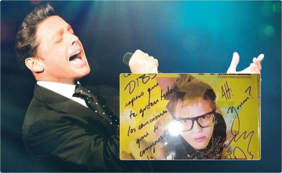 De acuerdo con la publicación en Twitter busca cambiar el disco por boletos para Luis Miguel. / Foto: Tomada del Facebook de Luis Miguel y de Twitter @NoSeasGoey