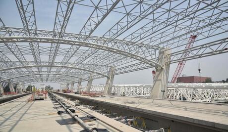 Tren Interurbano México-Toluca alcanza 98% de avance en tramo hacia Observatorio, reporta SICT