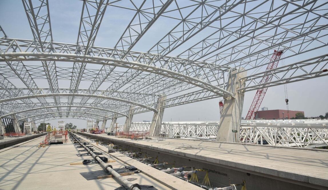 Tren Interurbano México-Toluca alcanza 98% de avance en tramo hacia Observatorio. Foto: Especial