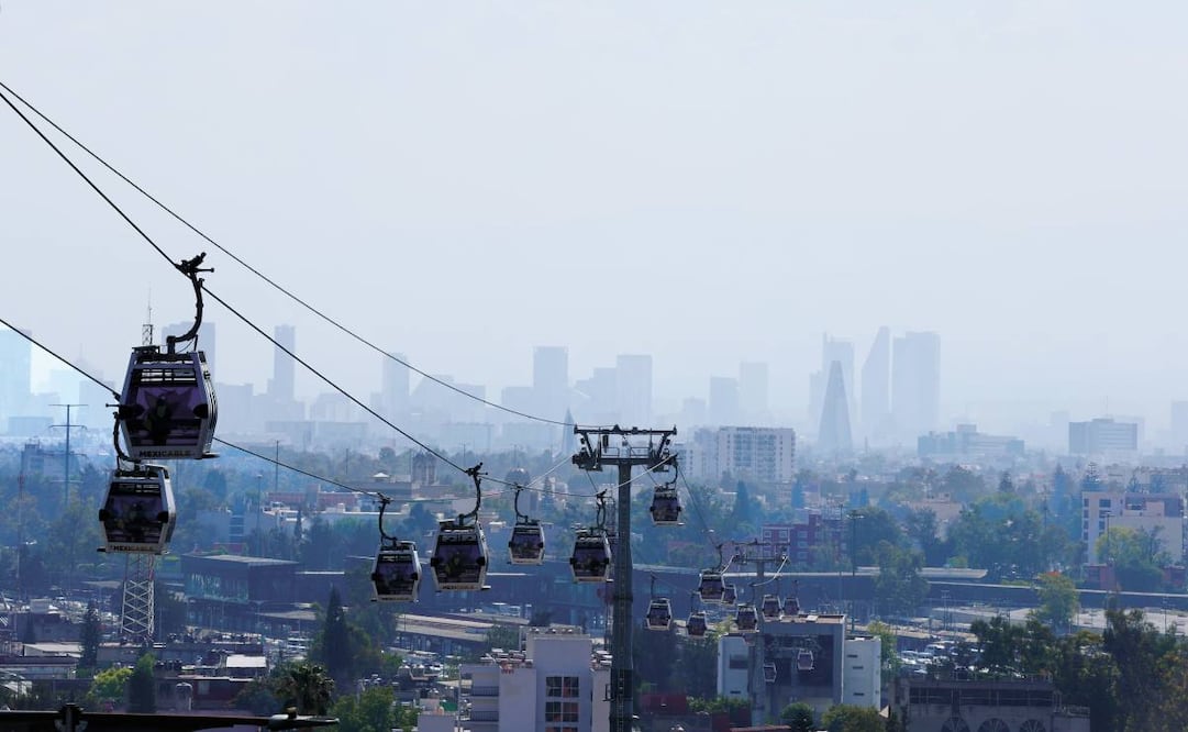 La mala calidad del aire persistió hasta ayer en la CDMX. Foto: Valente Rosas / EL UNIVERSAL