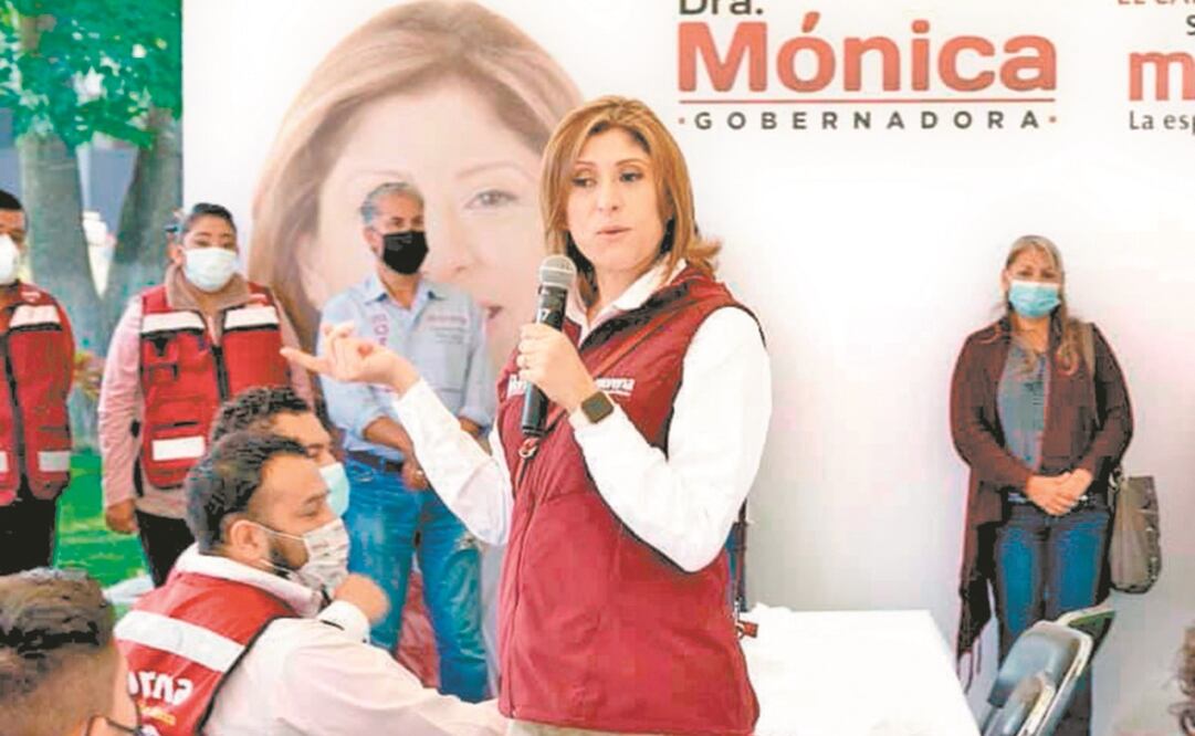 Mónica Liliana Rangel Martínez, candidata a la gubernatura de San Luis Potosí, también fue multada por el INE, con 434 mil 400 pesos, por omitir el informe de gastos de precampaña. Foto: ARCHIVO EL UNIVERSAL