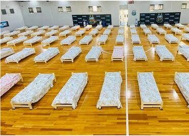 AFA convirtió su gimnasio en hospital para enfermos de Covid-19