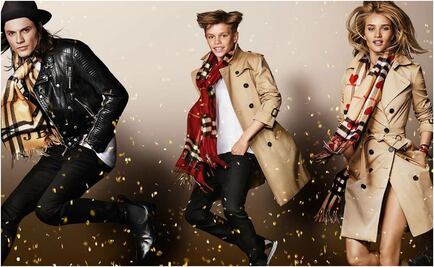 Lanza Burberry campaña festiva