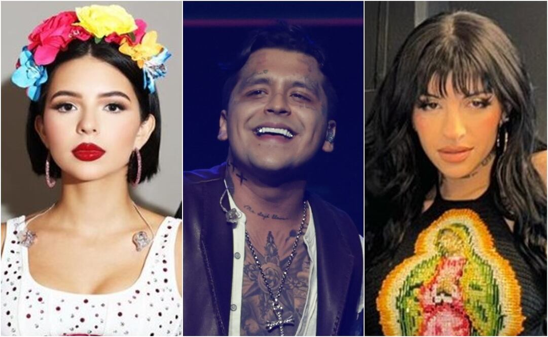 Las críticas le llueven a Ángela Aguilar y a ChsriStian Nodal, ex de la argentina Cazzu. Foto: Instagram/Carlos Mejía/EL UNIVERSAL.