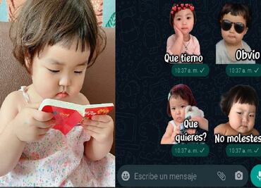Conoce a Rohee: la niña coreana de los stickers de WhatsApp