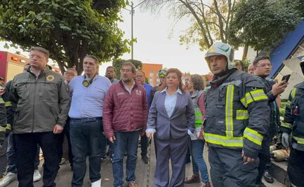 Incendio en bodega de alcaldía Benito Juárez deja 4 muertos; Clara Brugada se encuentra en el lugar