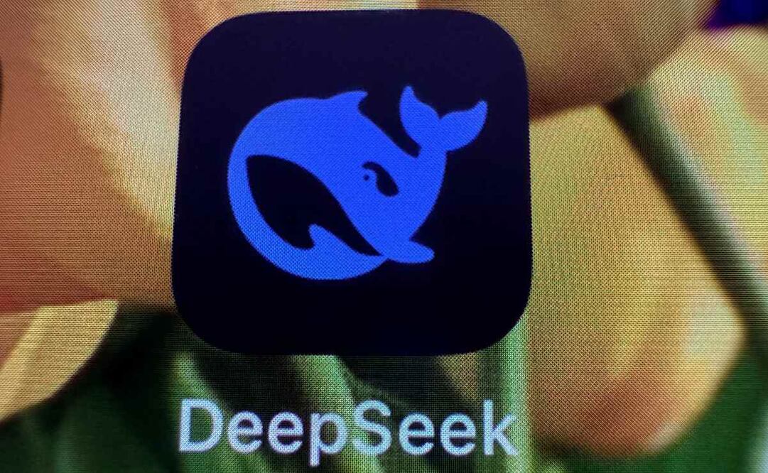 El logo de DeepSeek en un iPhone el 27 de enero de 2025 en Washington. Foto: AP