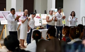 La presidenta de México, Claudia Sheinbaum, en Tabasco. Foto: Presidencia de México