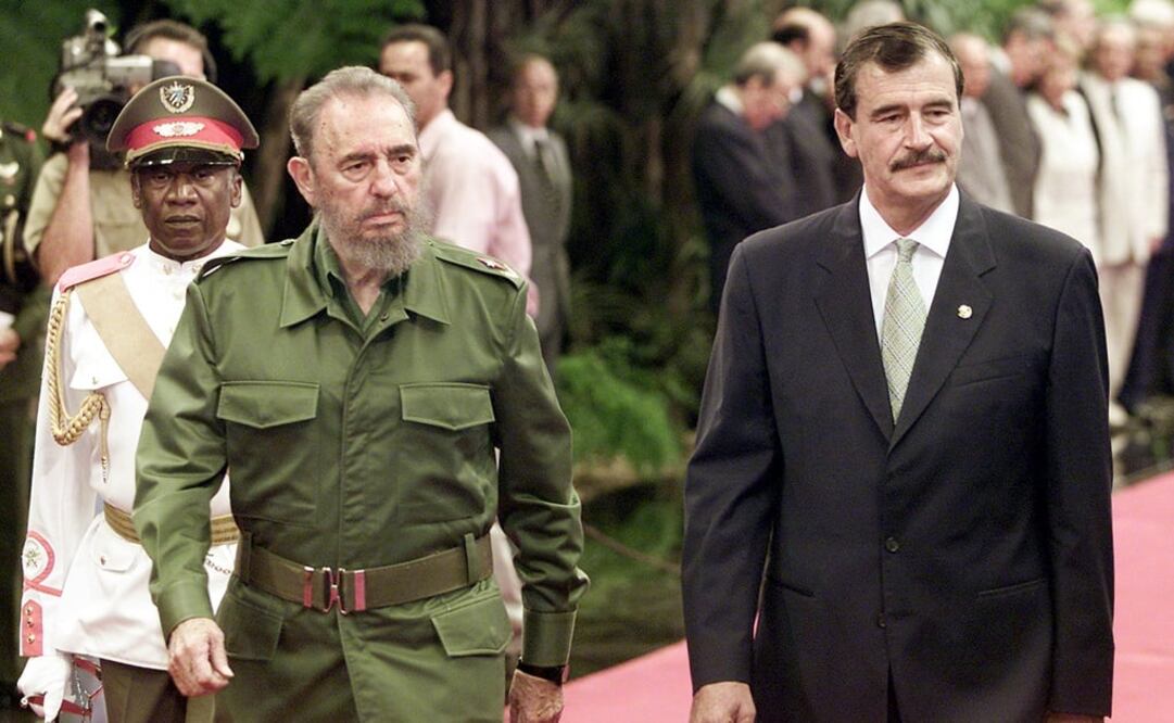 Vicente Fox y Fidel Castro protagonizaron el incidente diplomático conocido como el "comes y te vas". /Archivo - AP