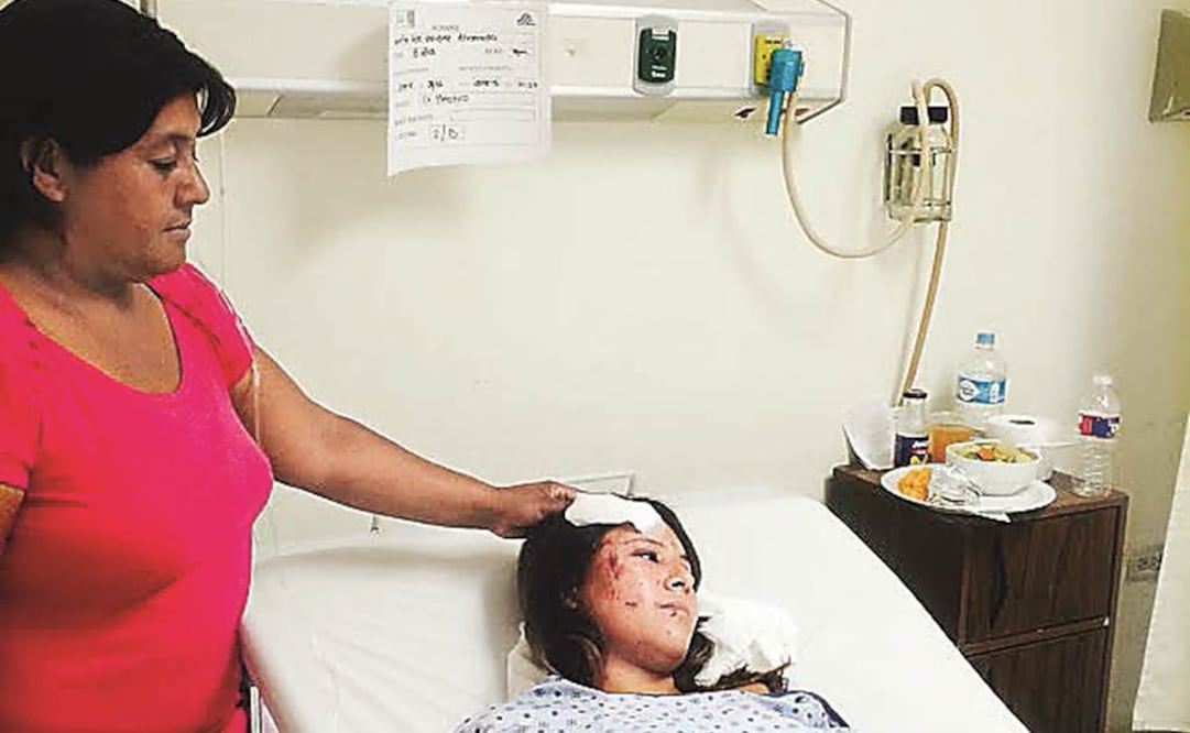 Noralba Guadalupe Vázquez Alvarado, de 18 años, obrera en una maquiladora, dice que sobrevivir a este fenómeno fue como "volver a nacer"