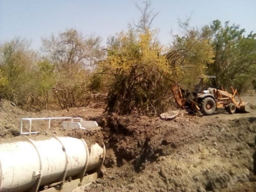 Marina asegura dos tanques enterrados con 48 mil litros de huachicol