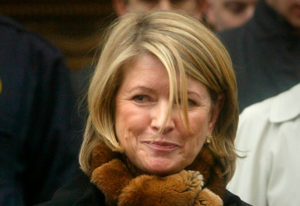 La estrella televisiva Martha Stewart (Foto: AP)