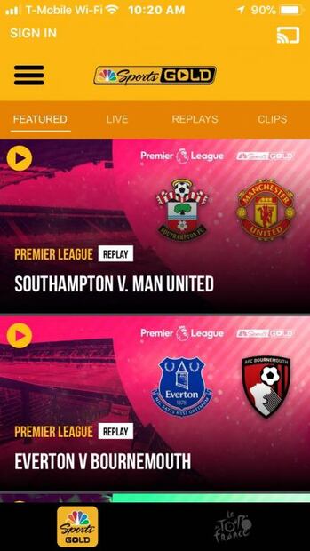 NBC Sports Gold presenta mismos problemas que Chivas TV