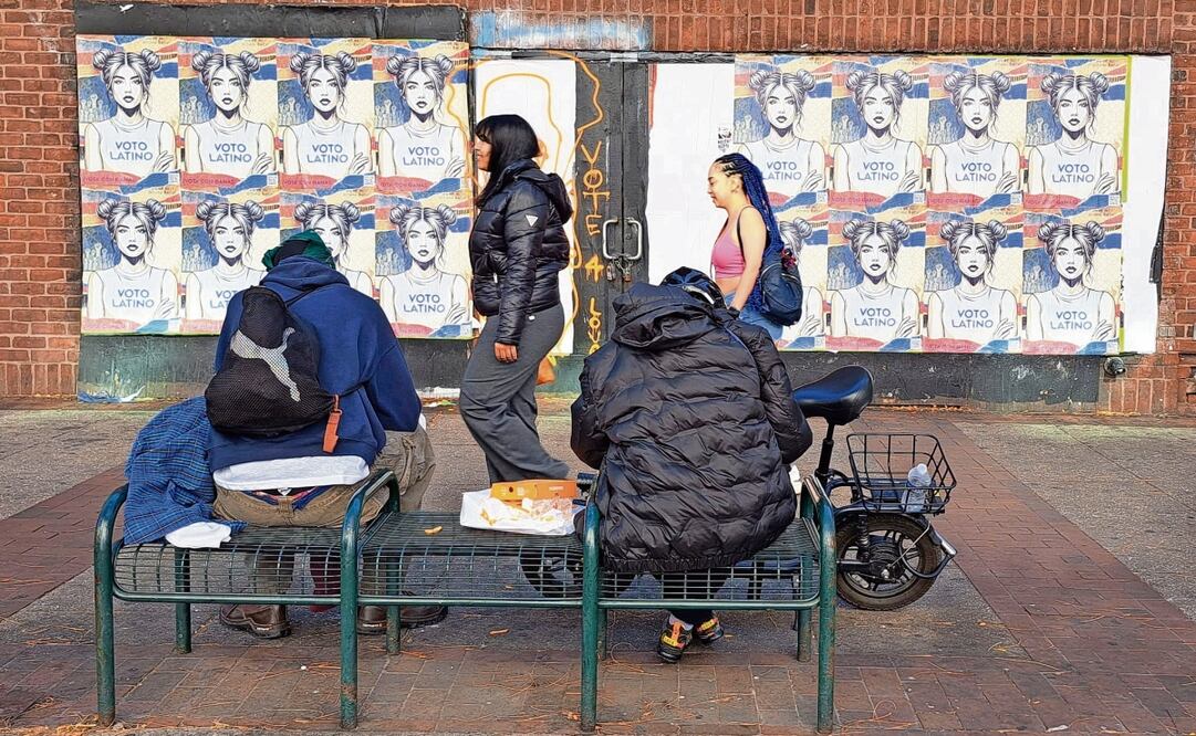 Activistas hacen un gran esfuerzo para demostrar la importancia de que los latinos salgan a votar. Foto: Inder Bugarin / EL UNIVERSAL