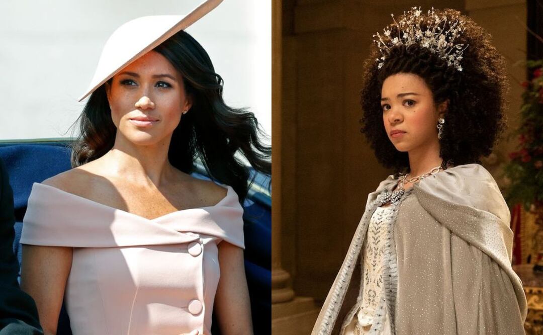Meghan Markle y Queen Charlotte. Fuente: Twitter @showmundialshow
