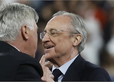 Florentino Pérez: Estoy feliz por el título, lo de Mbappé está olvidado