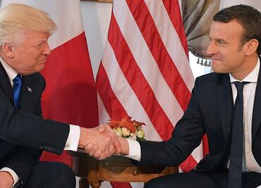 Apretón de manos con Trump fue simbólico: Macron