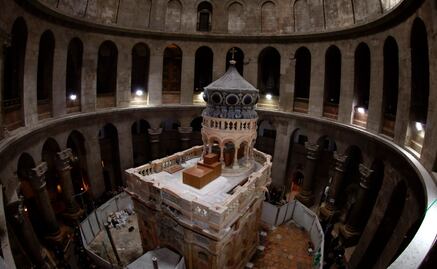 Concluye restauración de la tumba de Jesucristo