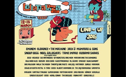 Eminem encabeza Lollapalooza 2016