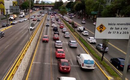 Reanudan carriles reversibles de Circuito Interior luego de suspensión por disminución de tránsito por Covid-19