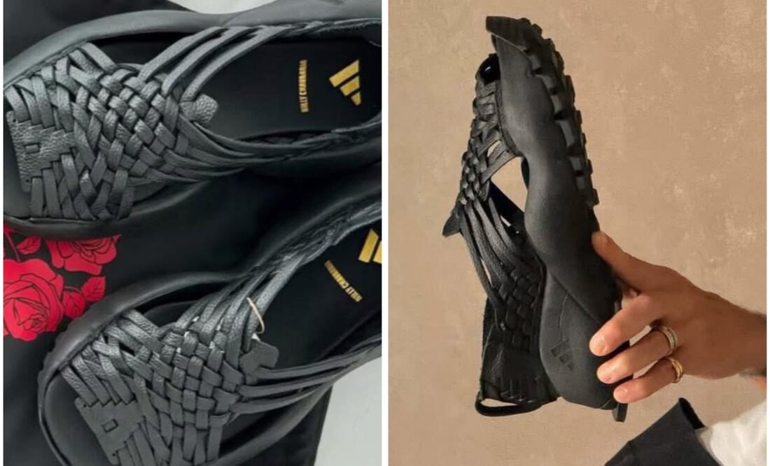 Así es el polémico modelo de calzado "Oaxaca Slip On" del diseñador Willy Chavarría en colaboración con la marca Adidas. Foto: Archivo EL UNIVERSAL