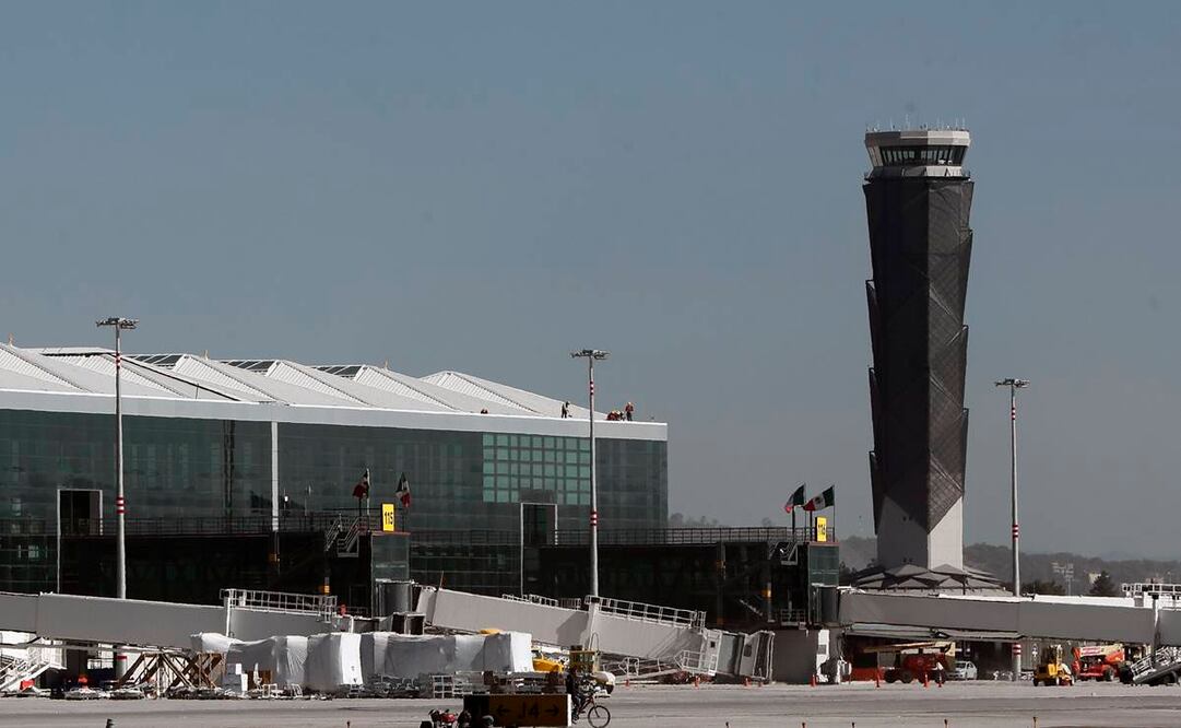 Torre de control del Aeropuerto Internacional Felipe Ángeles. Foto: Archivo (EFE)