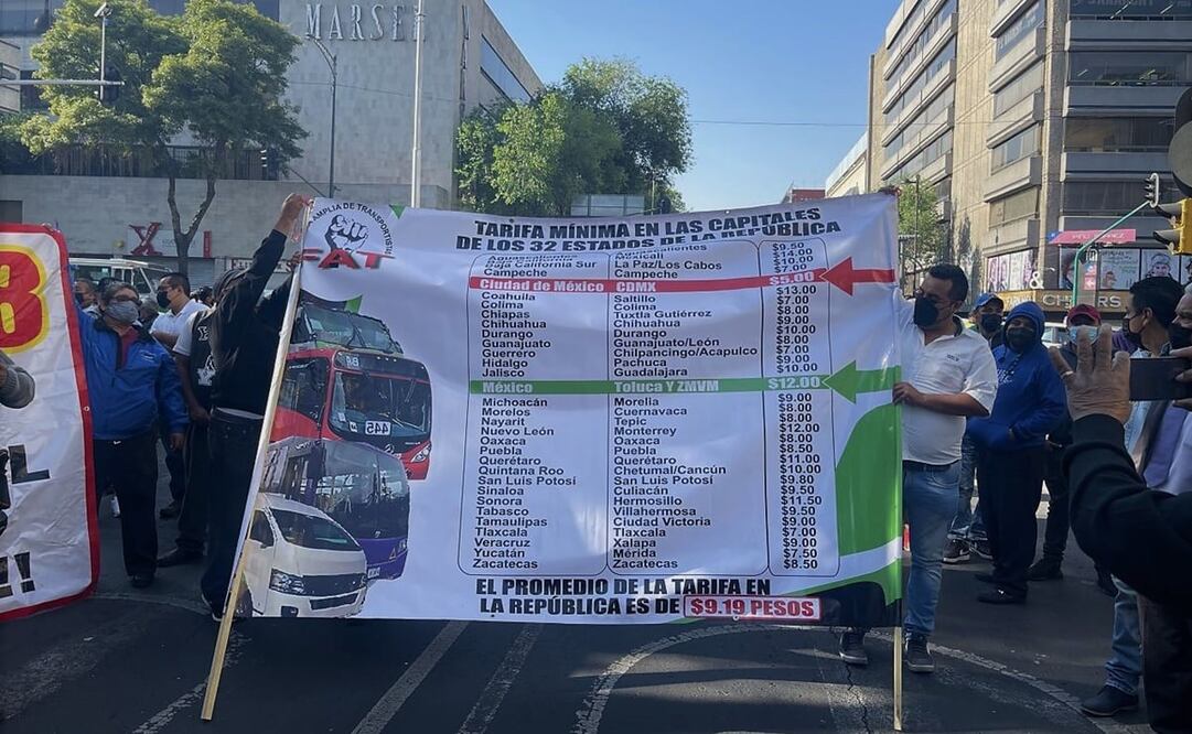 Los inconformes amagan con bloquear varios puntos de la capital como una forma de presionar al Gobierno local