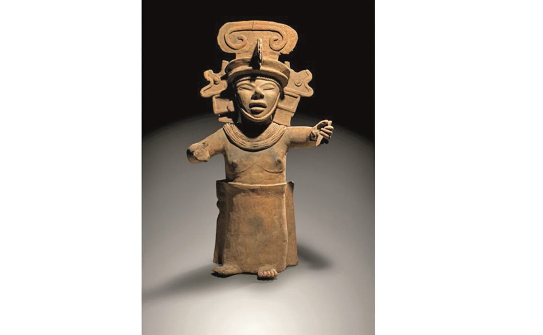 El lote 38, con un precio de salida de 5 mil euros, es una figura de la diosa de la fertilidad Cihuateotl. Foto: Especial
