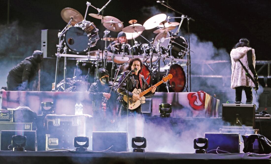 Este fue su primer show en vivo luego de seis meses, por la pandemia. Foto: Adriana Hernández. El Universal