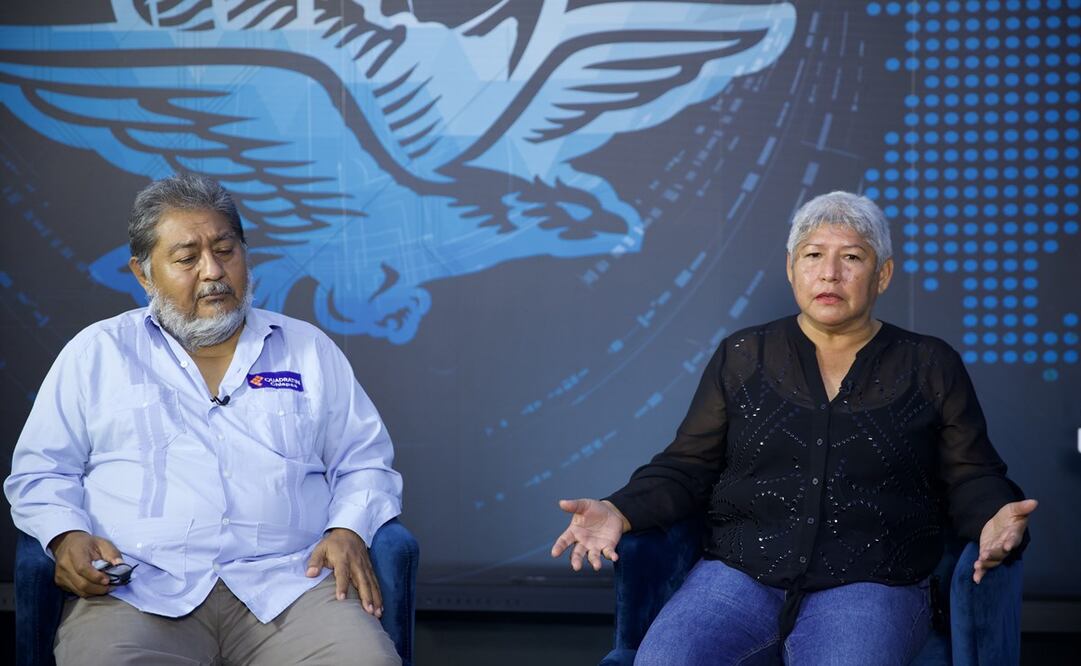 Juan de Dios García y María de Jesús Peters aseguran temer que las amenazas que han recibido lleguen a cumplirse. Foto: Germán Espinosa/ EL UNIVERSAL.