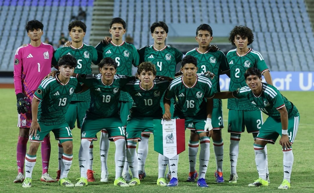 La Selección Mexicana Sub 17 clasificó al Mundial Qatar 2026. FOTO: ESPECIAL