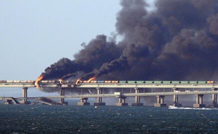 Vladimir Putin acusa a Ucrania de ataque "terrorista" contra el puente de Crimea