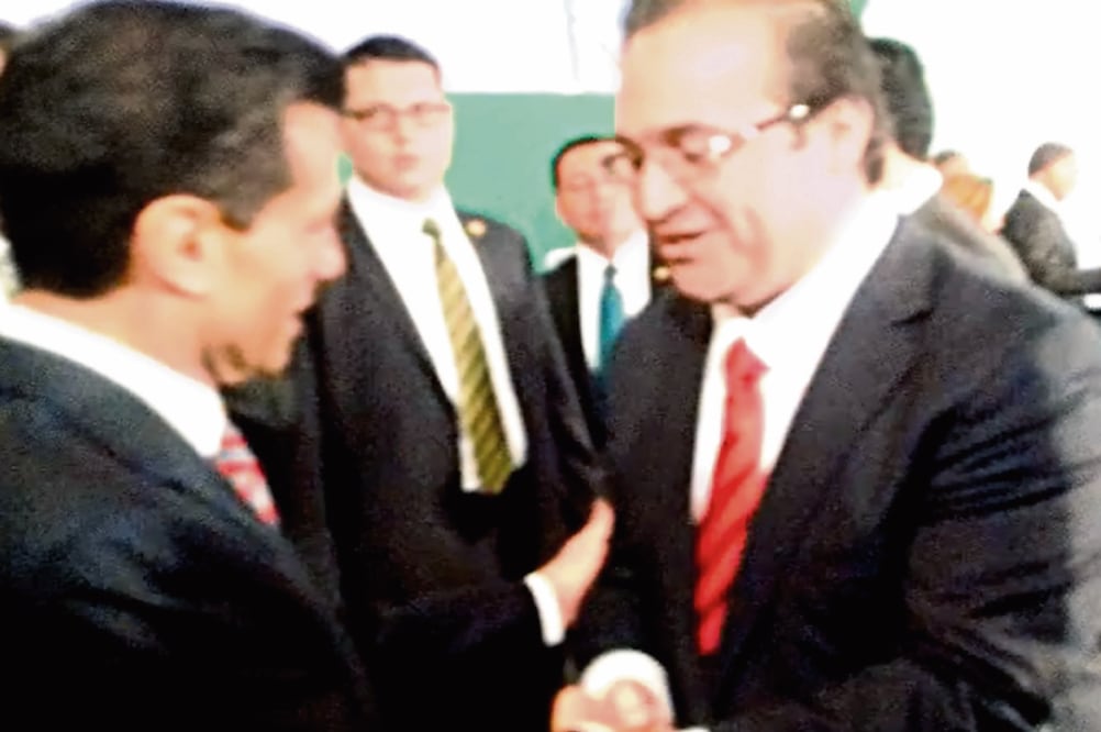 Durante el CNSP, realizado en Palacio Nacional, el titular del Ejecutivo fede ra l se encontró con el gobernador de Veracruz, Javier Duarte (ESPECIAL)