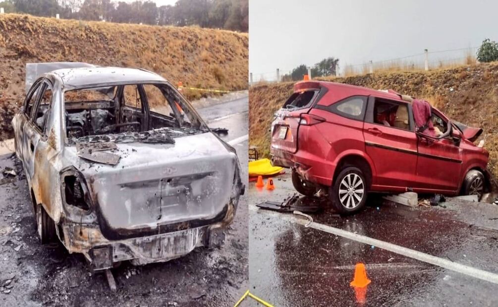 En tanto, elementos de la Cruz Roja reportaron al menos tres heridos más que fueron trasladados a un hospital del municipio de Huamantla. Foto: Especial