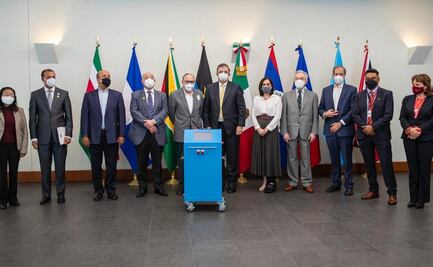 SRE dona ventiladores hechos en México a 8 países del Caribe y a 10 estados